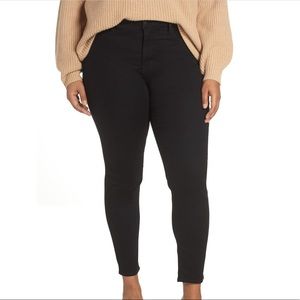 Ami Skinny Jeans In Plus Size, 14W Black, NWT A7